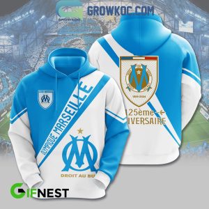 Olympique De Marseille 125th Anniversary 2024 Hoodie T-Shirt