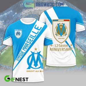 Olympique De Marseille 125th Anniversary 2024 Hoodie T-Shirt