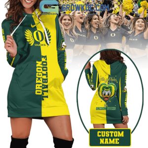 Oregon Ducks This Girl Love Oregon Football Personalized Hoodie Dress