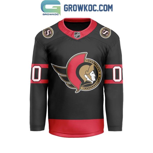 Ottawa Senators Be The Fighter 2024 Home Personalized Hockey Jersey