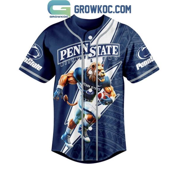 Penn State Nittany Lions Die Hard Fan Forever Personalized Baseball Jersey