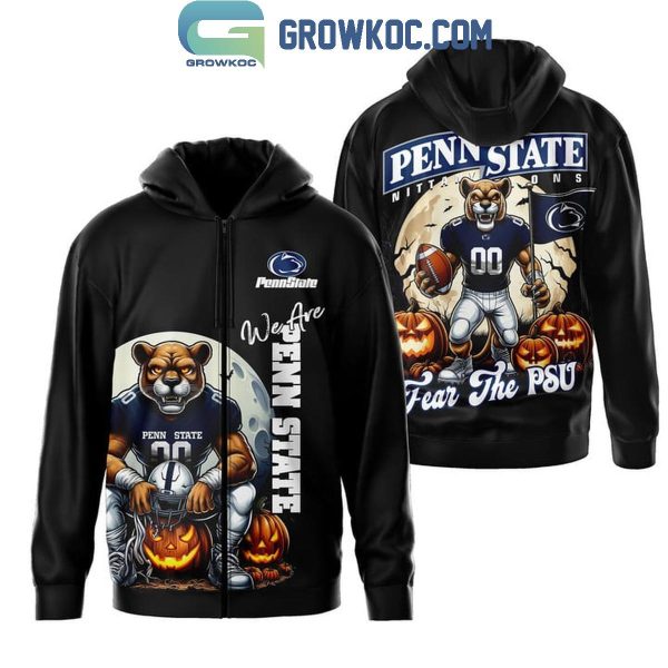 Penn State Nittany Lions Spooky Fear The PSU Hoodie T-Shirt