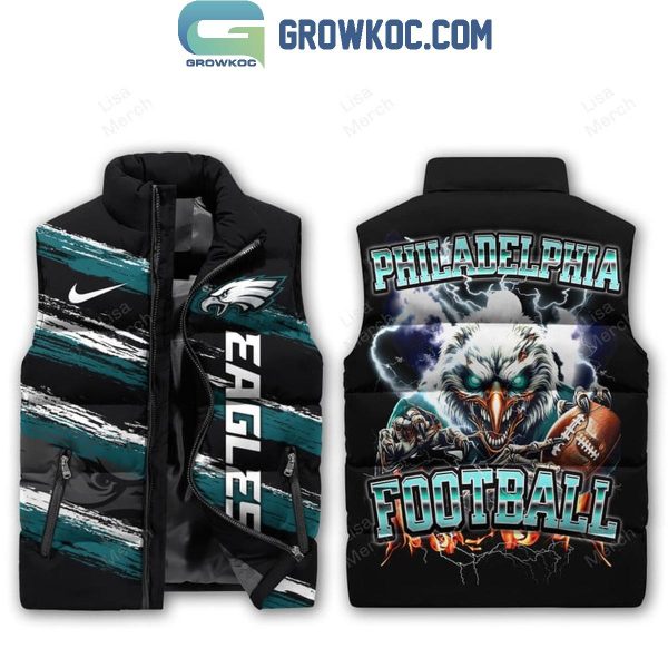 Philadelphia Eagles Football 2024 Sleeveless Puffer Jacket