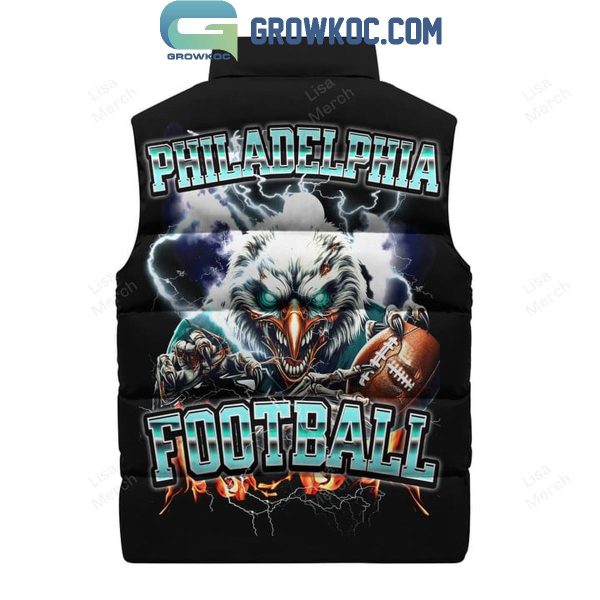 Philadelphia Eagles Football 2024 Sleeveless Puffer Jacket