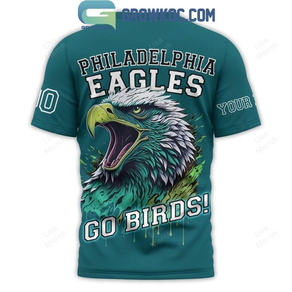 Philadelphia Eagles Go Birds Personalized Hoodie T-Shirt