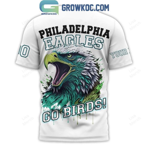 Philadelphia Eagles Go Birds Personalized Hoodie T-Shirt