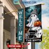 New York Jets Welcome Halloween 2024 Personalized House Garden Flag