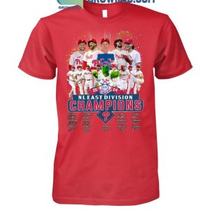 Philadelphia Phillies 2024 Champions Baseball Team NL East Division T-Shirt