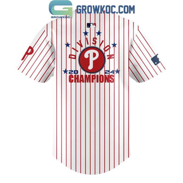 Philadelphia Phillies 2024 National League East Champions Baseball Jersey