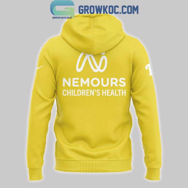 Philadelphia Phillies Childhood Cancer Awareness Personalized Hoodie T-Shirt