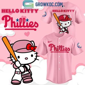 Philadelphia Phillies Hello Kitty Night 2024 Celebrating 50th Anniversary Baseball Jersey