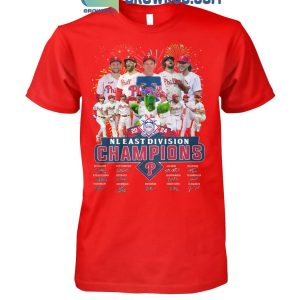 Philadelphia Phillies NL East Division Champs 2024 The Celebration T-Shirt