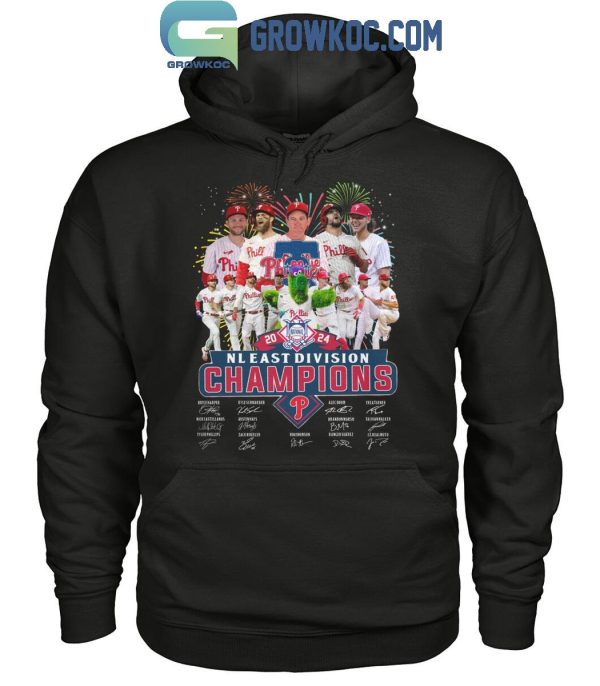 Philadelphia Phillies NL East Division Champs 2024 The Celebration T-Shirt