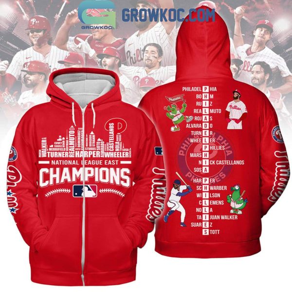 Philadelphia Phillies National League East Champions Skyline 2024 Hoodie T-Shirt