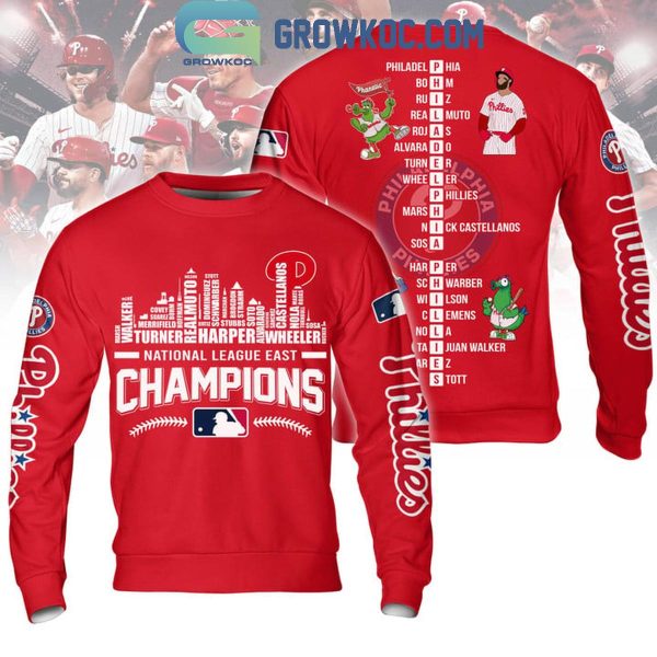 Philadelphia Phillies National League East Champions Skyline 2024 Hoodie T-Shirt