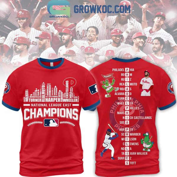 Philadelphia Phillies National League East Champions Skyline 2024 Hoodie T-Shirt