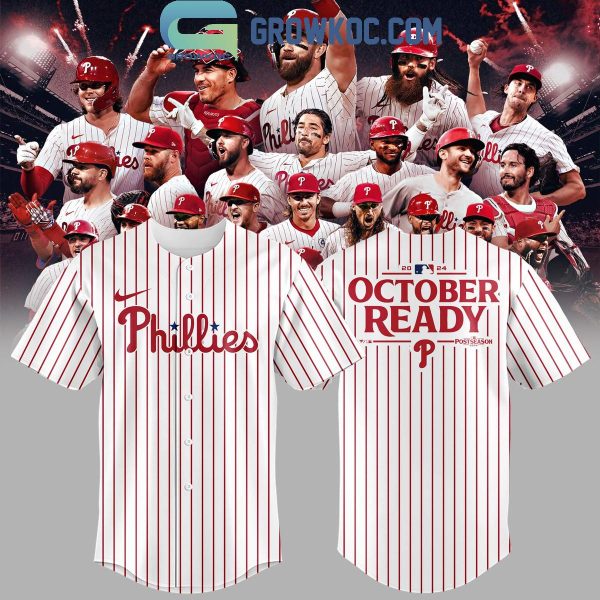 Philadelphia Phillies October Ready Postseason Locker Room Baseball Jersey