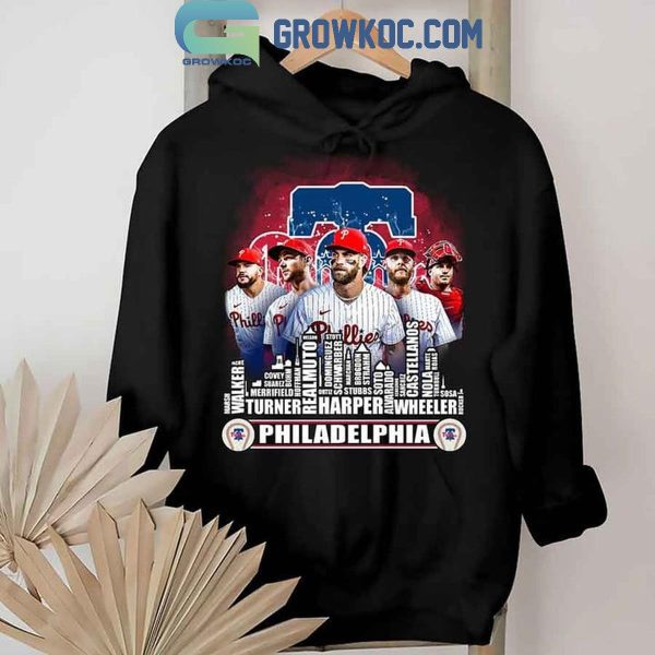 Philadelphia Phillies Skyline 2024 The Champions Baseball T-Shirt