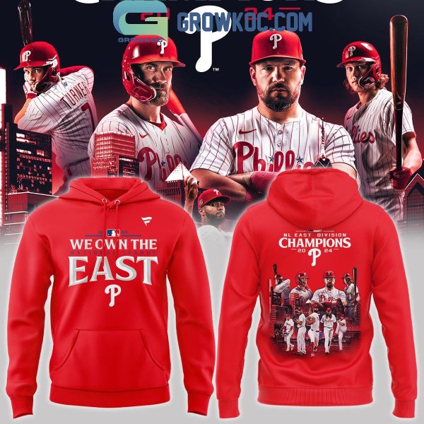 Philadelphia Phillies Your 2024 National League East Champions Hoodie T-Shirt