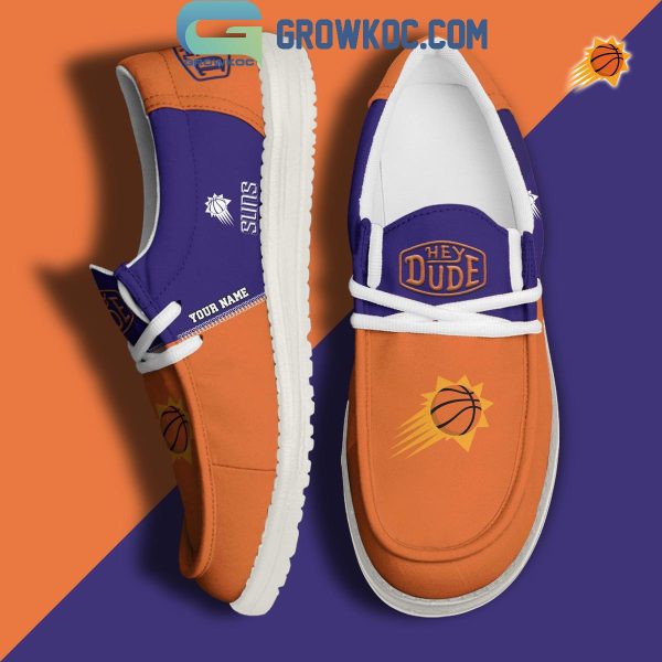 Phoenix Suns 2024 Personalized Hey Dude Shoes