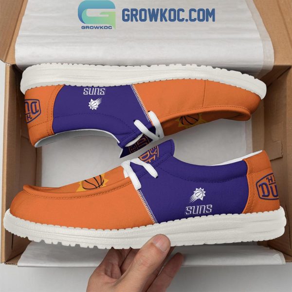 Phoenix Suns 2024 Personalized Hey Dude Shoes