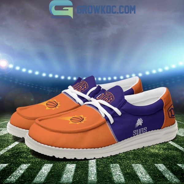 Phoenix Suns 2024 Personalized Hey Dude Shoes