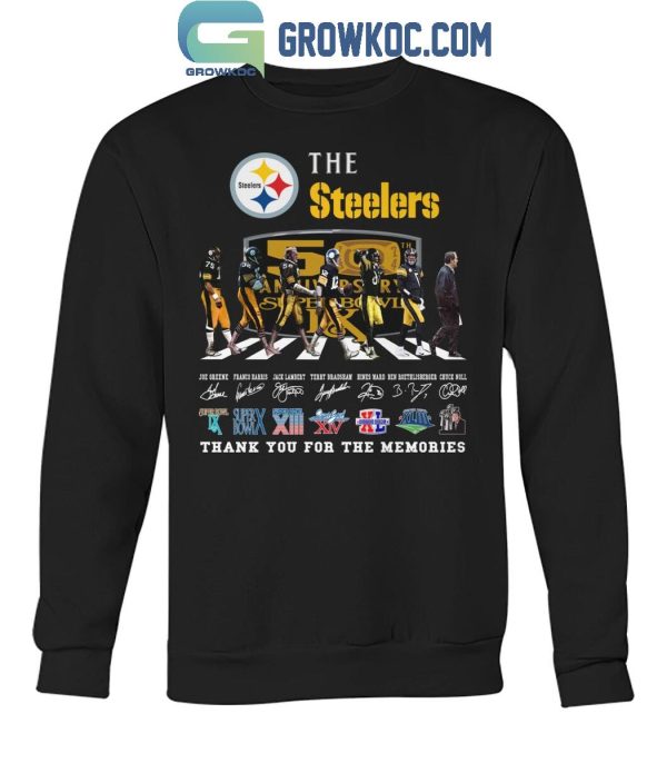 Pittsburgh Steelers 59 Years Of The Memories And Victory T-Shirt