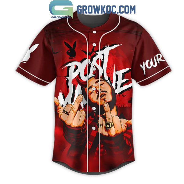 Post Malone Leave Me Alone Personalized Baseball Jersey