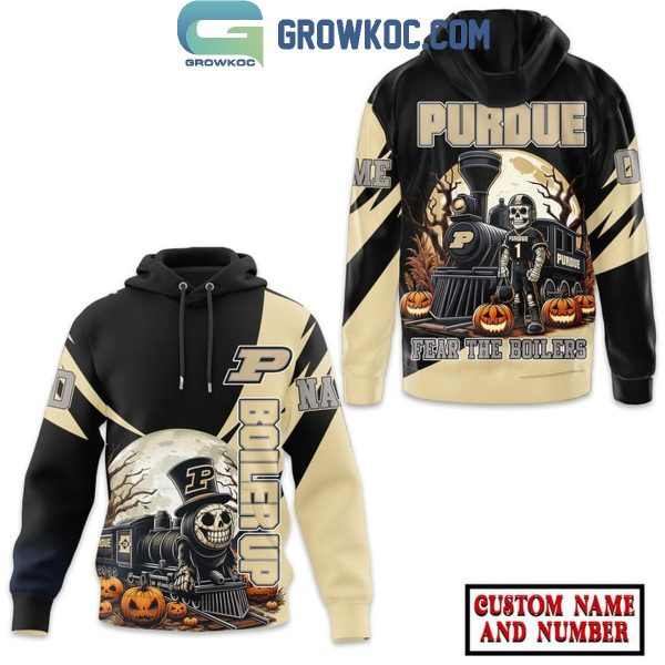 Purdue Boilermakers Fear The Boilers 2024 Halloween Personalized Hoodie T-Shirt