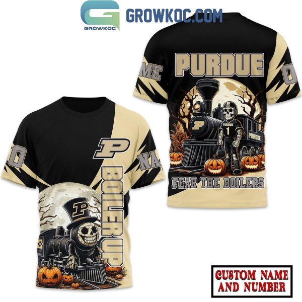 Purdue Boilermakers Fear The Boilers 2024 Halloween Personalized Hoodie T-Shirt