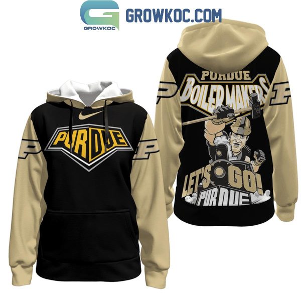 Purdue Boilermakers Let’s Go Purdue Hockey Team Hoodie T-Shirt