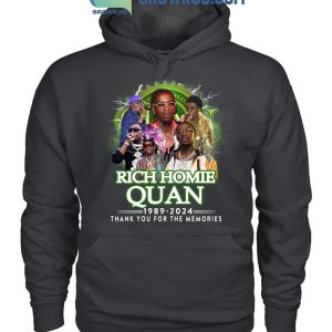 Rich Homie Quan 1989-2024 Thank You For The Memories T-Shirt