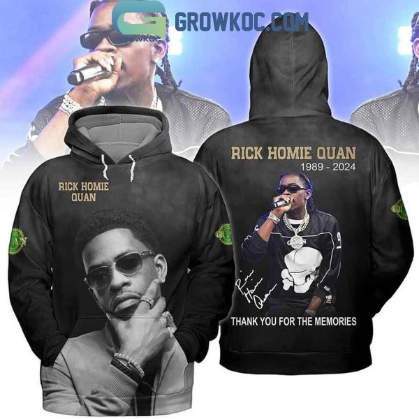 Rick Homie Quan 1989-2024 Thank You Hoodie T-Shirt