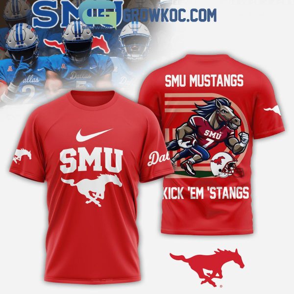 SMU Mustangs Kick ‘Em ‘Stangs 2024 Hoodie T-Shirt