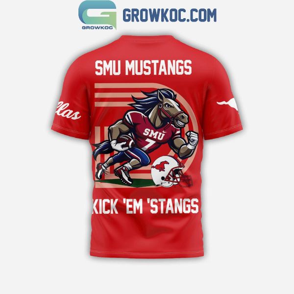 SMU Mustangs Kick ‘Em ‘Stangs 2024 Hoodie T-Shirt