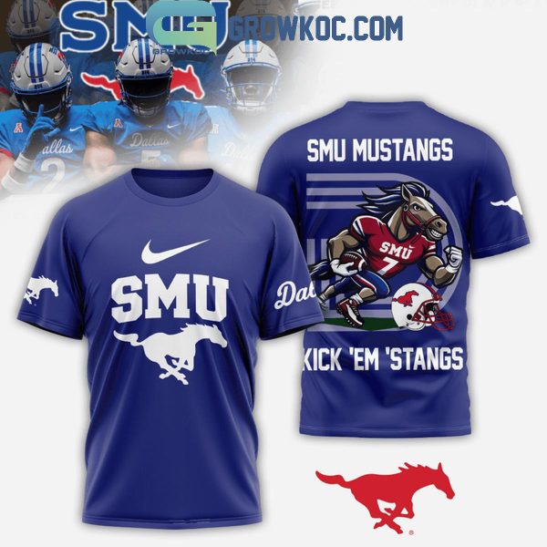 SMU Mustangs Kick ‘Em ‘Stangs 2024 Hoodie T-Shirt