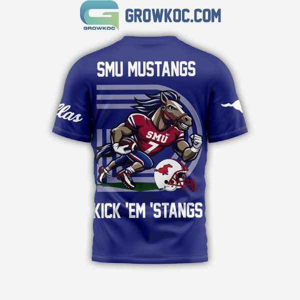 SMU Mustangs Kick ‘Em ‘Stangs 2024 Hoodie T-Shirt