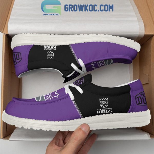 Sacramento Kings 2024 Personalized Hey Dude Shoes