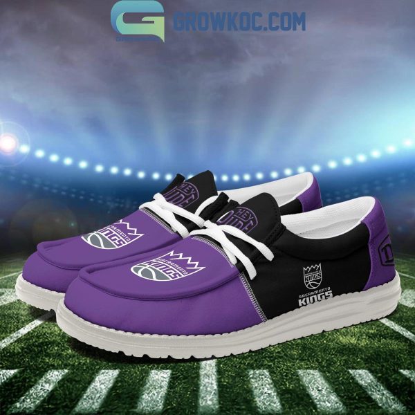 Sacramento Kings 2024 Personalized Hey Dude Shoes