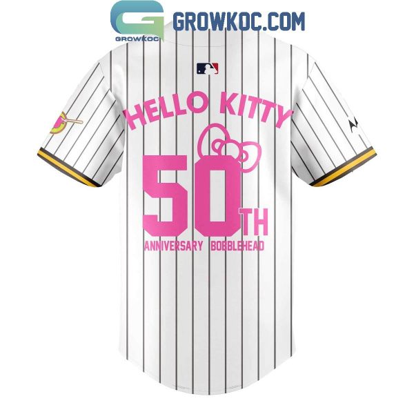 San Diego Padres Hello Kitty 50th Anniversary Baseball Jersey