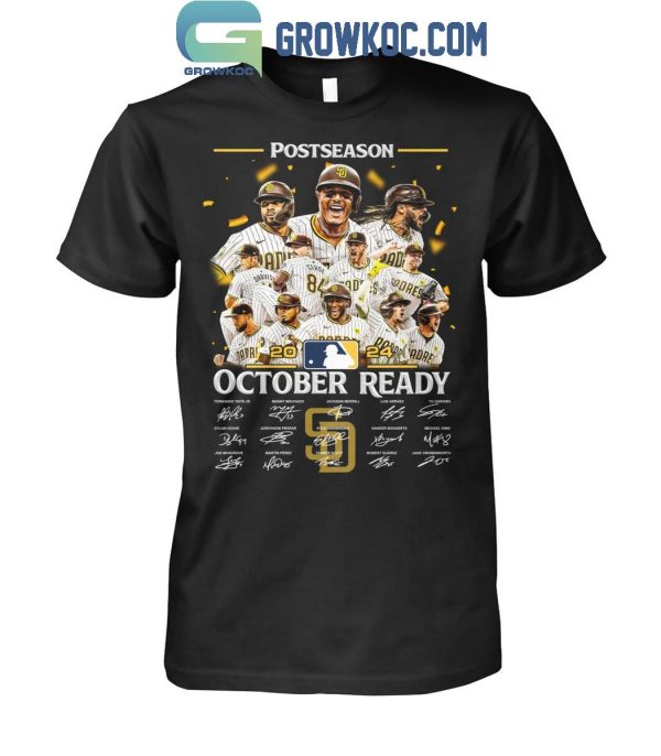 San Diego Padres Postseason October Ready 2024 T-Shirt