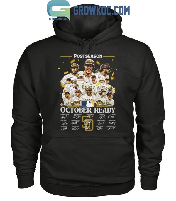 San Diego Padres Postseason October Ready 2024 T-Shirt