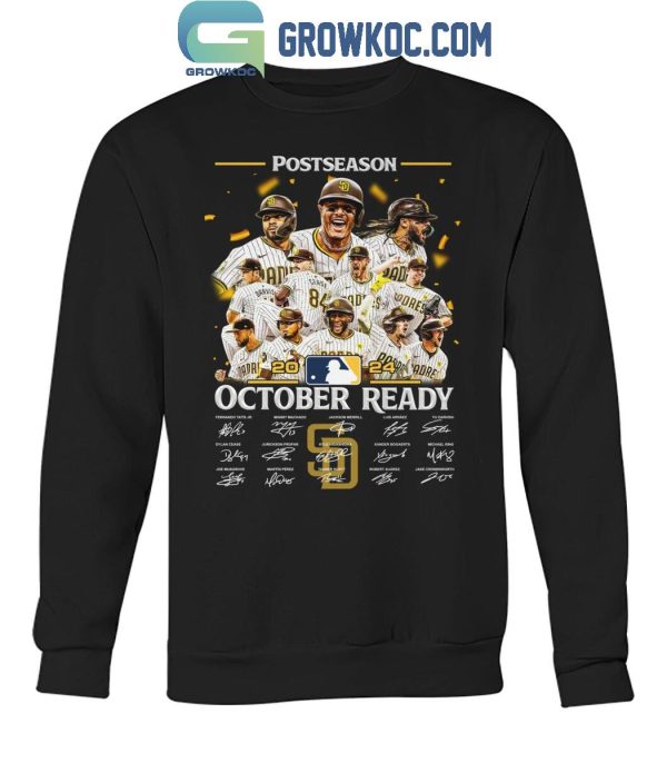 San Diego Padres Postseason October Ready 2024 T-Shirt