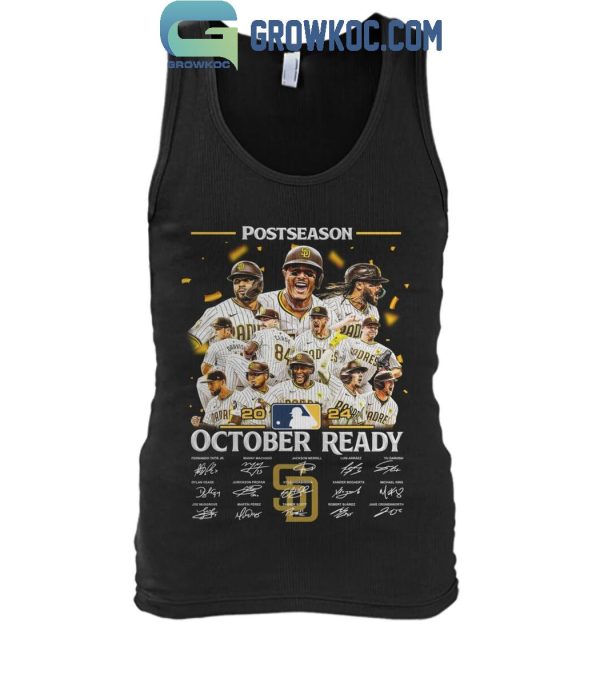 San Diego Padres Postseason October Ready 2024 T-Shirt