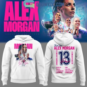 Alex Morgan Thank You San Diego Wave FC The Goat 2024 Hoodie T-Shirt