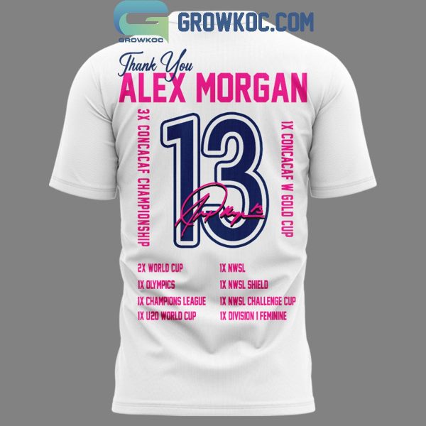 San Diego Wave Alex Morgan Thank You For The Titles Hoodie T-Shirt