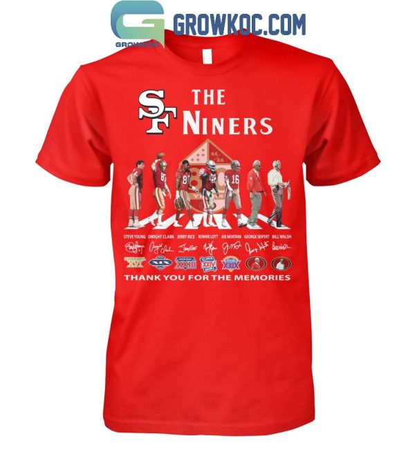 San Francisco 49ers The Niners 80 Years Of The Victory T-Shirt