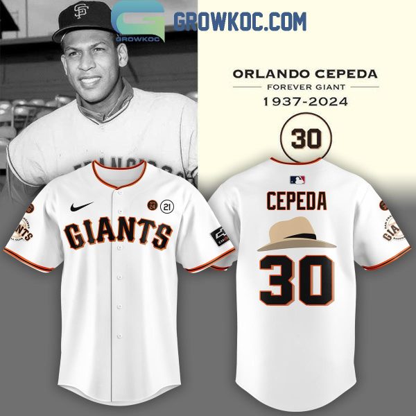 San Francisco Giants 2024 Orlando Cepeda Baseball Jersey