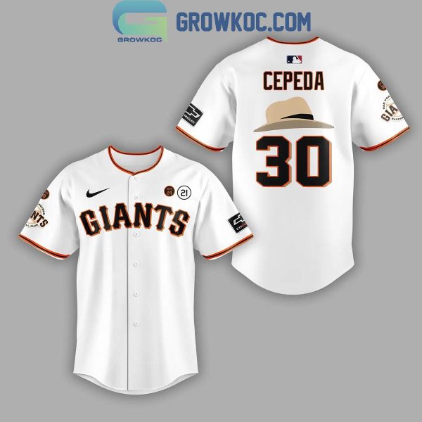 San Francisco Giants 2024 Orlando Cepeda Baseball Jersey