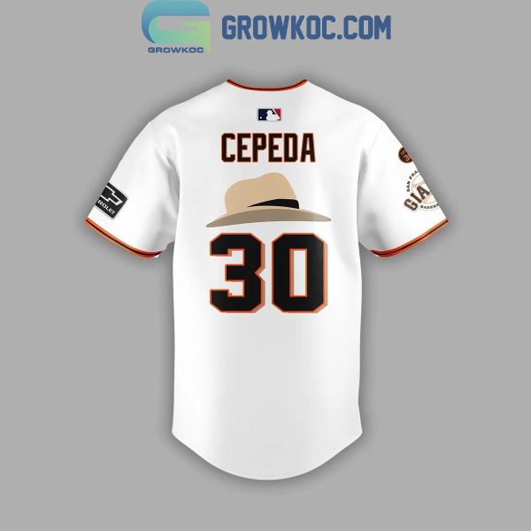 San Francisco Giants 2024 Orlando Cepeda Baseball Jersey